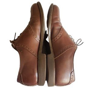 FootJoy Vibram Gumlite Men's Size 9.5 Brown Leather Oxford Lace Up Shoes